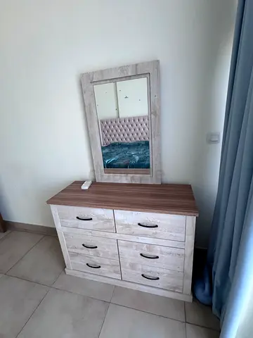 Dresser with mirror