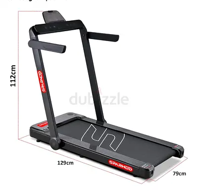 Sparnod Fitness Foldable Treadmill for Home Use