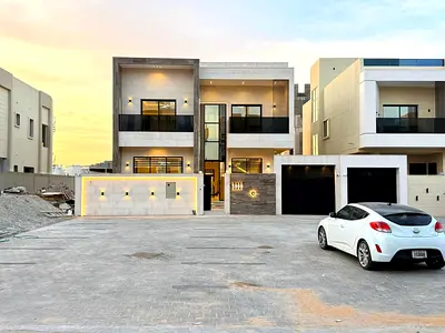 🏡🔥 فيلا أول ساكن 5 غرف ماستر للإيجار بالزاهية عجمان — تكييف مركزي وتشطيب سوبر ديلوكس — 100,000 درهم على دفعات 🔥🏡