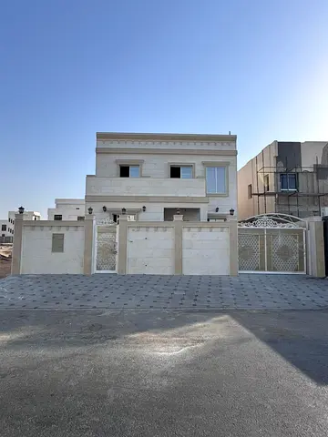 🏡 For sale: Standalone villa in Al Zahia, Ajman. 4 master bedrooms, living room, majlis, kitchen, and maid's room. AED 1.45 million