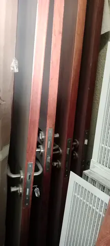Set of 3 Wooden Interior Doors with Handles (Used)