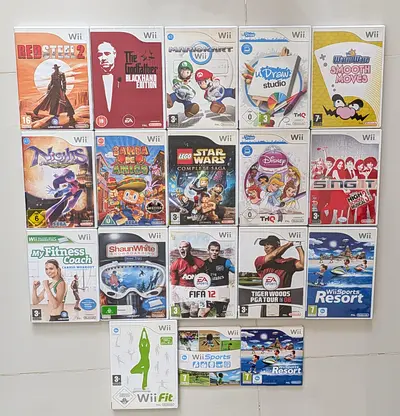 Nintendo Wii Games (Includes Wii Fit, Sports, LEGO Star Wars and more)