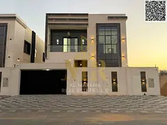 Luxury two-story villa in Al Bahia – practical design, comfortable spaces, and price including reg
