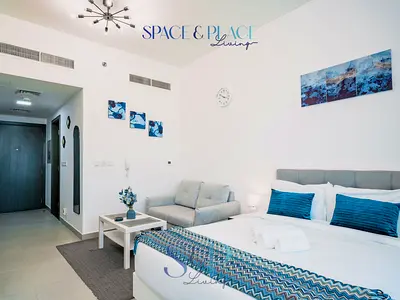 High Floor | Newly Furnished Studio | Near Miracle Garden & City Center Barsha