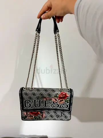 Guess black and white bag for female