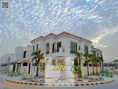 Luxury villa for sale with a large built-up area, opposite the mosque and close to schools and servi