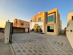 Modern two-story villa | Consisting of 5 master bedrooms | Majlis and 2 living rooms | Maid's ro