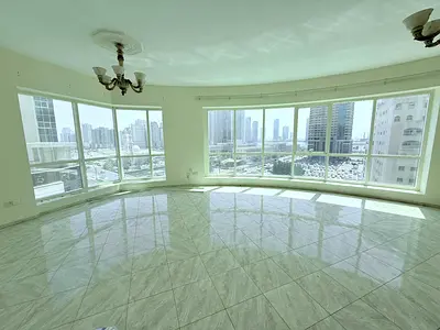 Luxurious 3BR Apartment for Annual Rent in Al Majaz 3 – Stunning View & 1 Month Free!