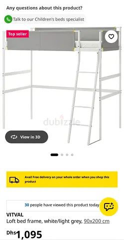 Loft bed bunk bed ikea vitval