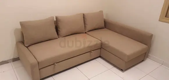 L shape sofa cum bed
