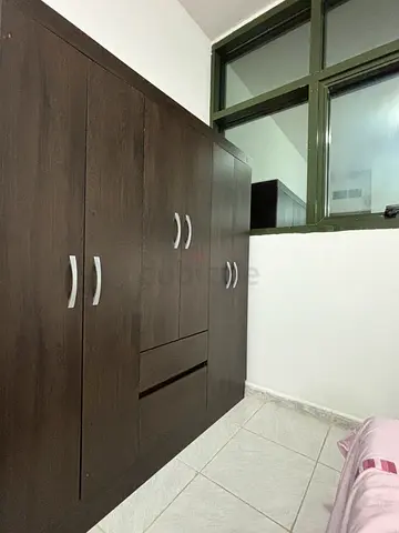 Dark Wood 3-Door Wardrobe / Armoire - Compact and Sturdy