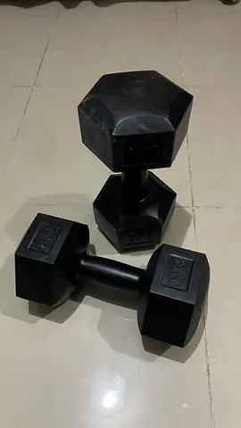 6 KG Rubber Hex Dumbbells Pair for Sale Used good condition