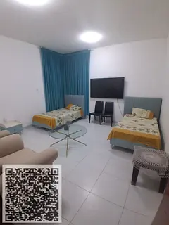 Furnished one-bedroom apartment in Falcon Towers, spacious, affordable price, clean furnishings