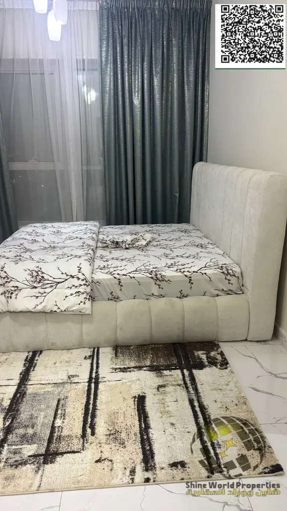 للبيع شقة 2 غرف وصالة ببلكونة برج الواحة عجمان