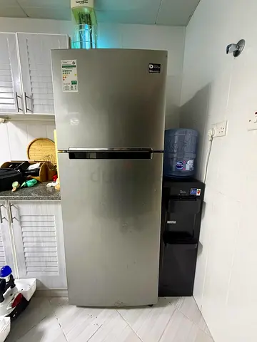 Silver Top-Freezer Refrigerator - Good Working Condition