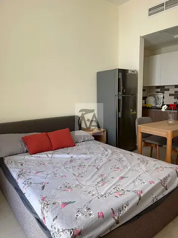 Chiller free furnished studio apartment azizi star