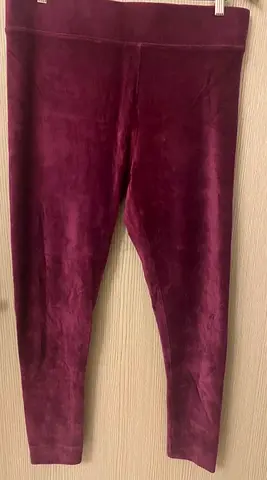 M  S - Purple velvet jeggings - XXL