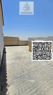 Two-bedroom apartment with a living room and majlis in Rawda 3, featuring a private rooftop, free ac