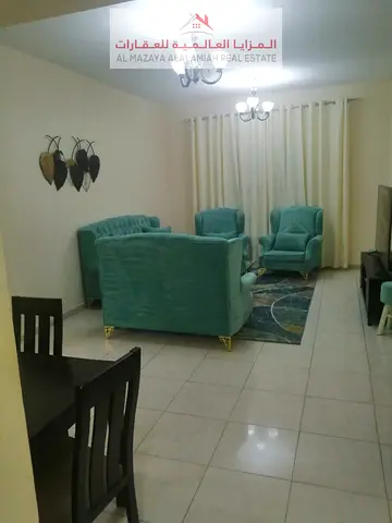 A fully furnished one-bedroom apartment in Al-Taawun for monthly rent with internet