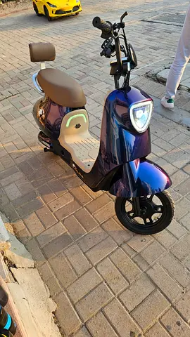 Electric Vespa 48 v 20 mah Metallic colors with brown seats