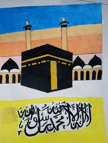 🕋Kaaba Art and Islamic Calliography✨🌙