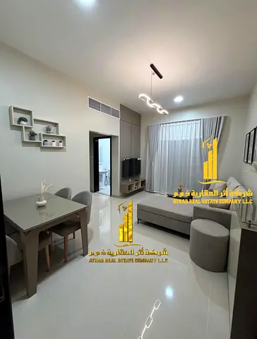 🏡 Luxury 1BHK Apartment with Super Deluxe Finishing in Al Jurf 2– Ajman ✨ 📍 Prime location opposite Al-Aqsa School, near Delta Center and Nesto Hyp