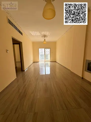 غرفه وصاله 2 حمام مع بلكونه خلف جراند مول ايجار سنوى بعجمان بنايه نظيفه
