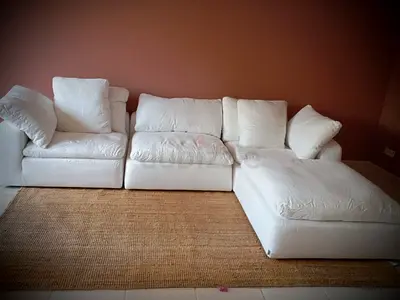 Brand new condition marina home luscious sofa with footstool