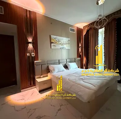 ✨ Luxury 1-Bedroom Apartment with Sea View for Monthly Rent in Oasis Towers ✨ Experience luxury living with a stunning full sea view! Fully furnishe