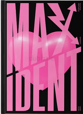 Stray Kids SKZ Photobook MAXIDENT Standard Edition Album (HEART ver) Black