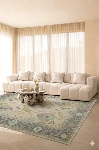 2x3 Modern Floral Pattern Area Rug 200 x 300 cm afghan oushak carpet living room carpet dining table