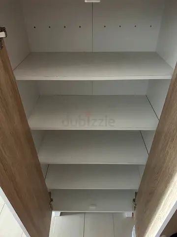 white  oak wardrobe/shoe rack - New