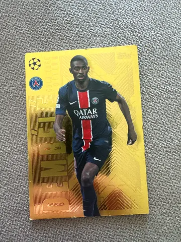Ousmane Dembele PSG match attax card