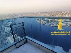 Furnished two-bedroom apartment with a living room for rent in Ajman, Al Rashidiya 1, Al Waha Towers