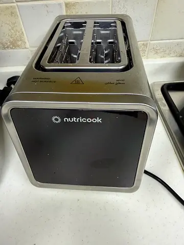 Nutricook 2-Slice Stainless Steel Toaster - Good Working Condition