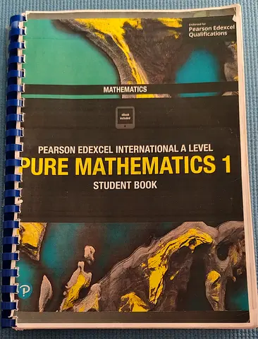 Pearson Edexcel International A Level Pure Mathematics 1 - Student Book (Spiral Bound)