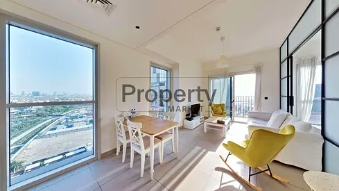 Bright 2BR | Balcony | Panoramic View | High Floor