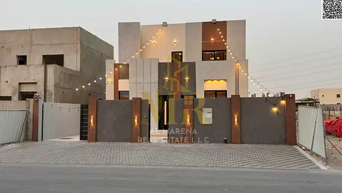 فيلا مودرن للبيع في الحليو عجمان موقع مميز شامل رسوم التسجيل والتمليك بسعر فرصة