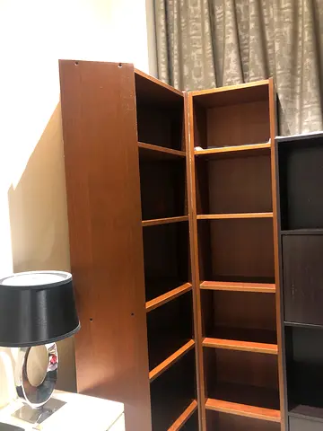 wooden wardrobe