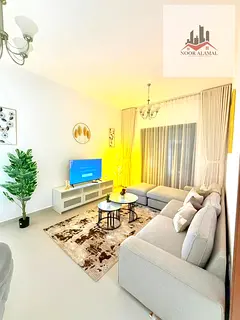 Dubai Liwan One bedroom and living room, first occupancy, fully furnished with super deluxe hotel-st
