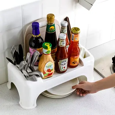 Multi-Functional Kitchen Storage Rack  Countertop Organizer