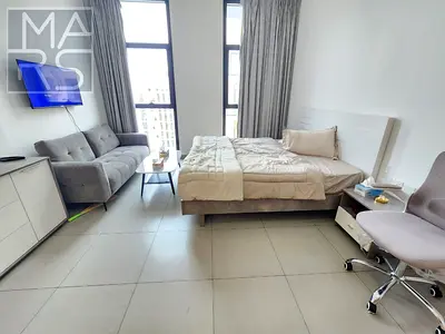 ستوديو مفروش بالكامل في ممشا مع إطلالة على المسبح
