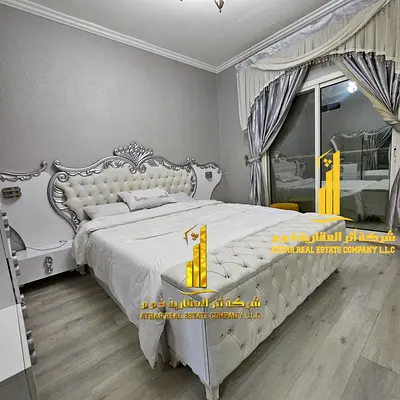 ✨ Luxury apartment for monthly rent, one bedroom and a hall with an open view, fully furnished with elegant furniture and a fully equipped kitchen