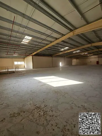 Showroom 31000 sq ft + Mezzanine – 100 KW – Al Jurf Industrial 3, Ajman