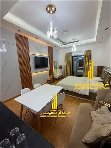 Luxury studio fully furnished with brand new, high-end furniture, all bills and internet included