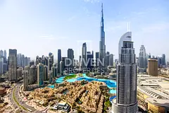 Burj and Fountain View | High Floor | Furnished