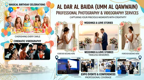 Professional Photography  Videography Services in Al Dar Al Baida, Umm Al Quwain | Premium Visuals