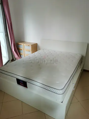 IKEA Queen Bed with storage