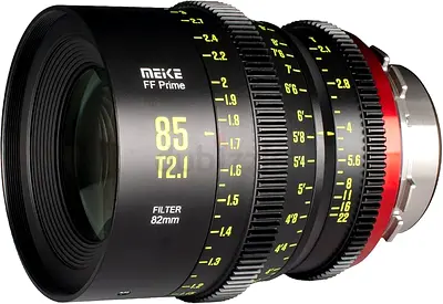 MEKE 85mm T2.1 Full Frame Manual Focus Cinema Lens for Arri PL-Mount Cinema Cameras