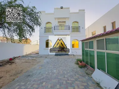 Corner Villa for Annual Rent in Al Mowaihat 1 – Ajman | 6 Master Bedrooms + 2 Majlis | First Occupa